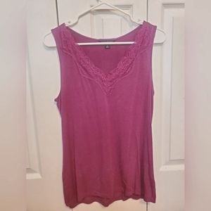 Purple, Banana Republic tank top, Size Medium